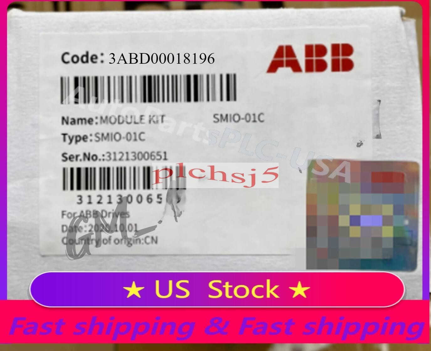 SMIO-01C ABB inverter IO CPU ACS550 control board interface board No Keypad