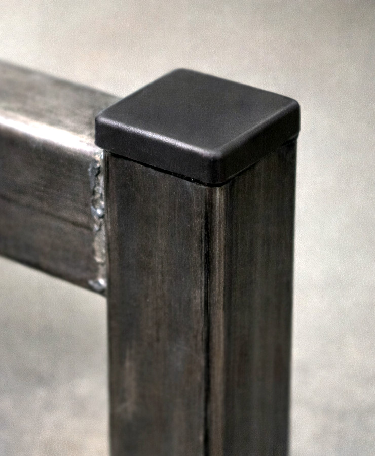 3/4″ Inch Square Tube End Plug 3/4″ Chair Glide Blanking Insert Plug Black