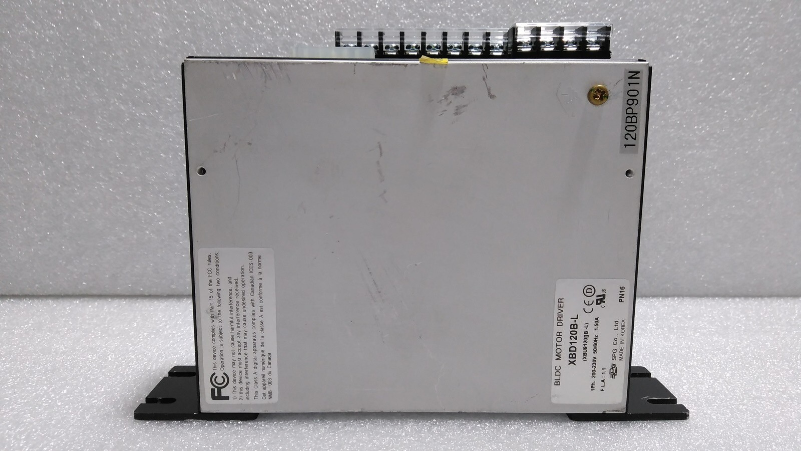 [Used] SPG / XBD120B-L / BLDC MOTOR DRIVER, 1.5A, 1pcs