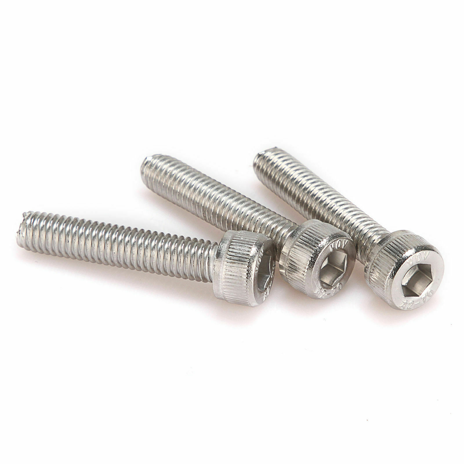 10/25/50/100/500pcs DIN912 M6 Stainless Steel 304 Hex Bolts Socket Cap Screws
