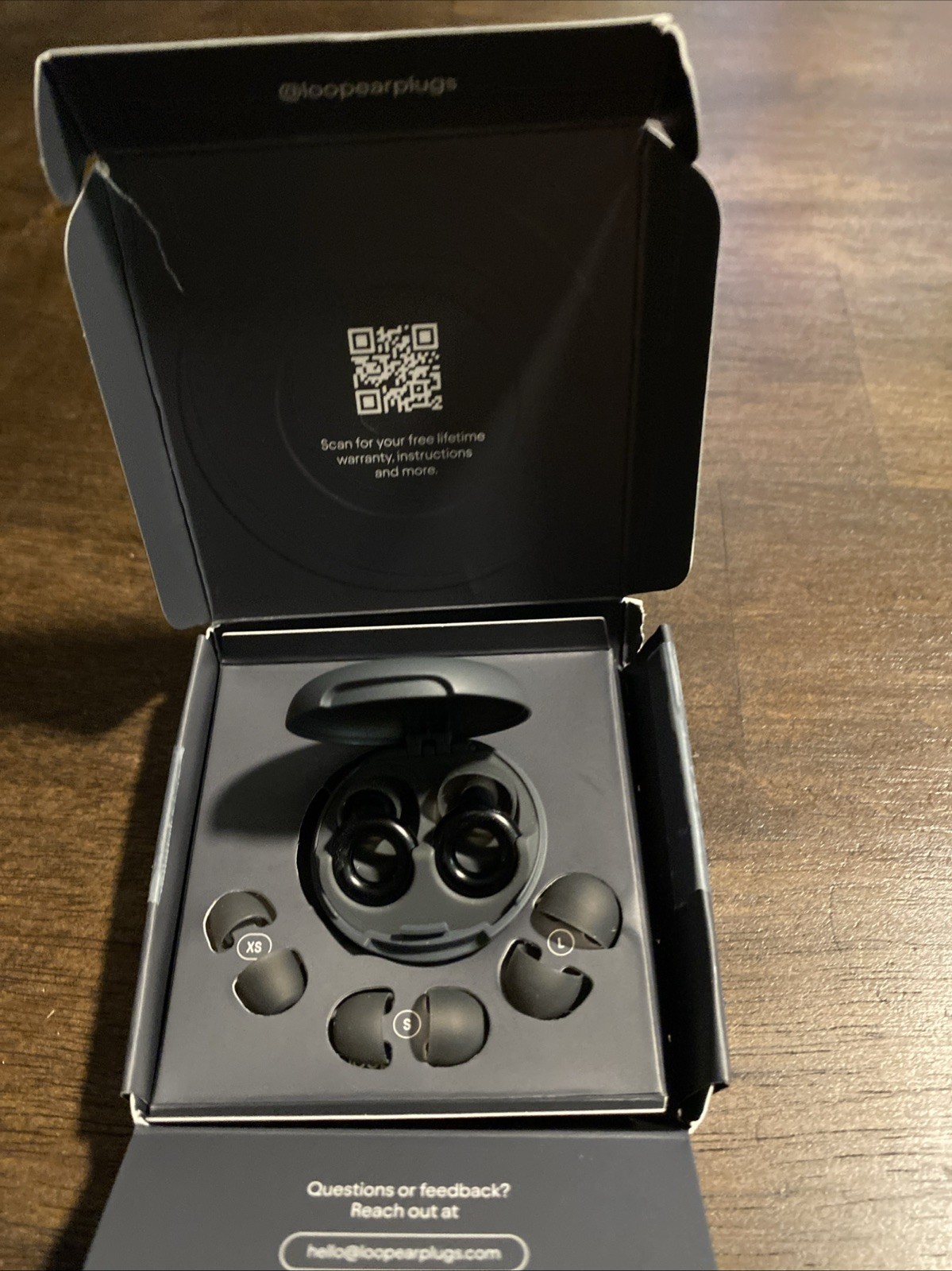 Loop Experience 2 Earplugs High Fidelity Hearing Protection Black Open Box