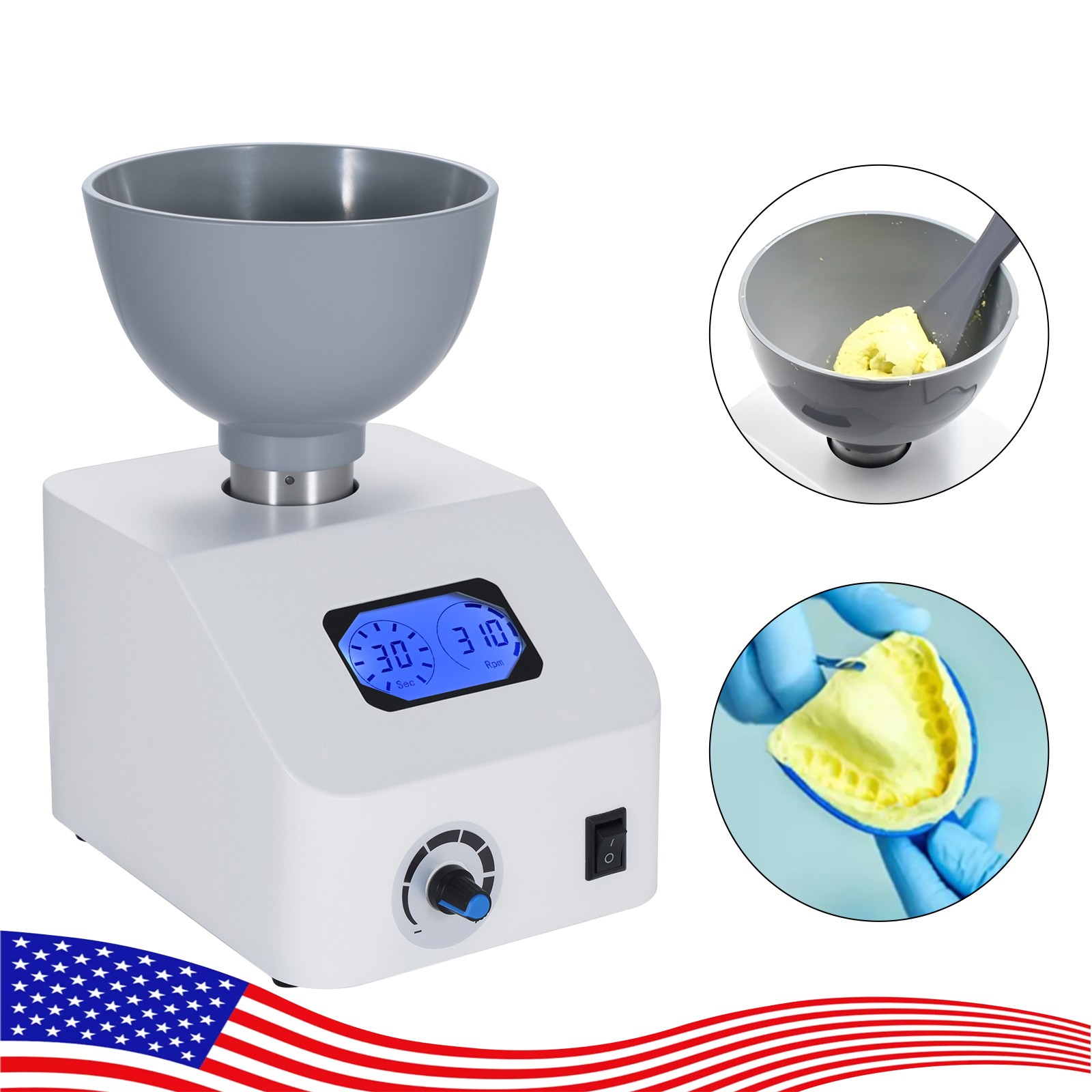 High-End Dental Printing Die Mixer Machine Alginate Dentistry Tools