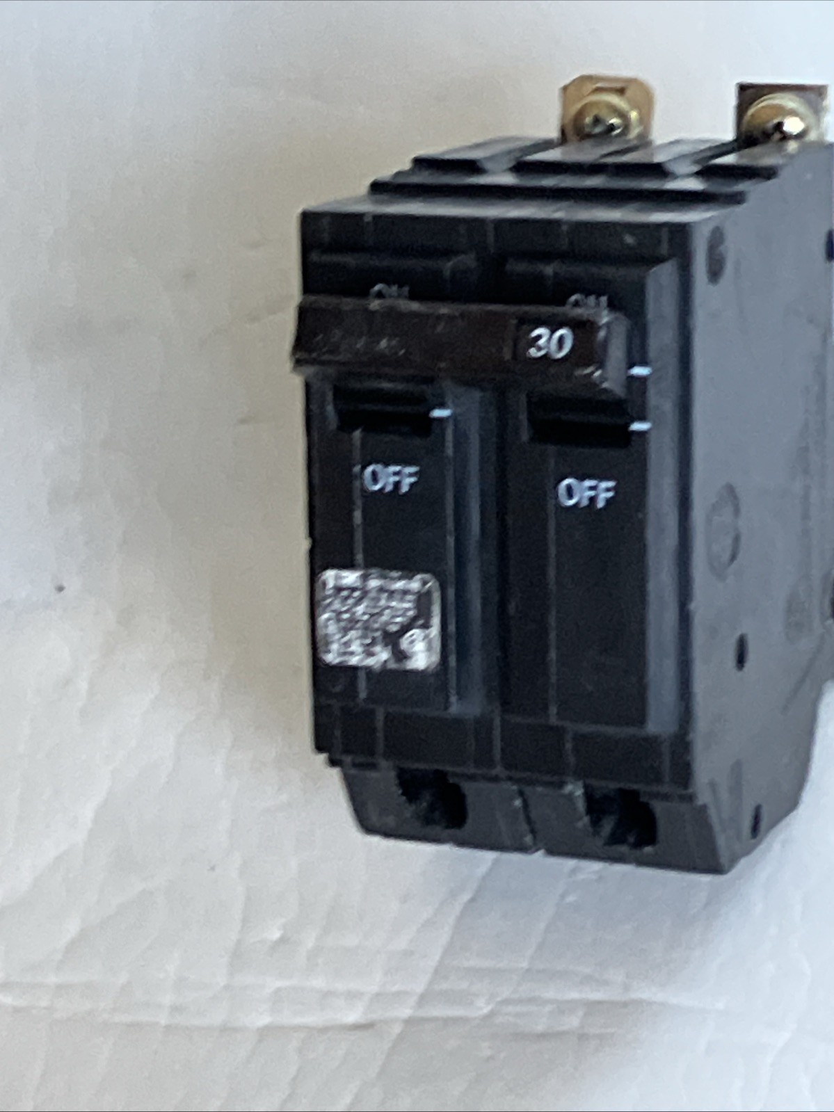 GE THQB2130, 30 Amp, 240 Volt, 2 Pole, Bolt-On Circuit Breaker (see pics)