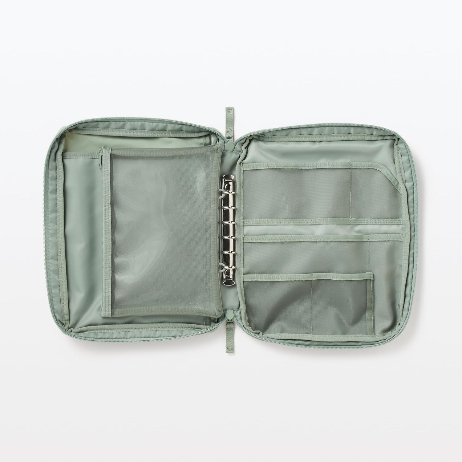 NEW MUJI Pocket-selectable Collection Case A5 Wide Moss Green A
