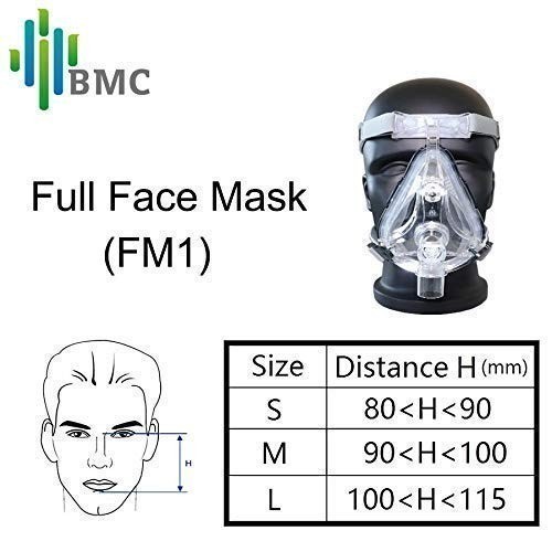 Transparent Silicon Full Face Cover Large Size Head Gear Complete Set Free