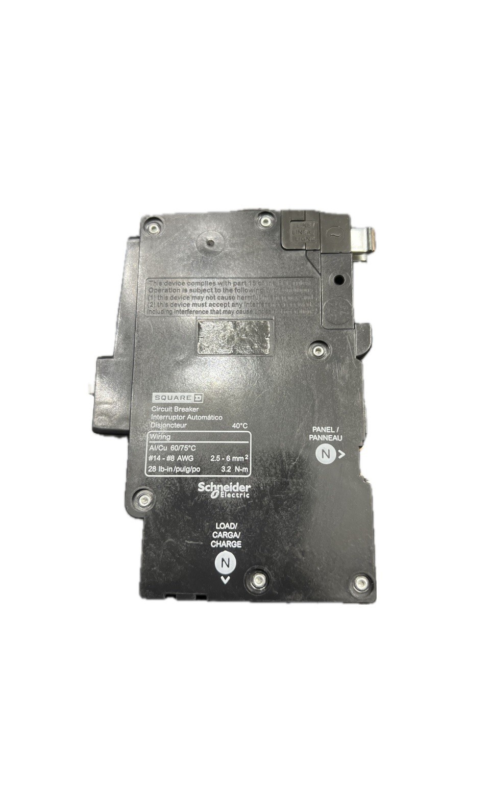 Lot of 10 PCS Square D QO115PAF – 1P – 15A – AFCI Circuit Breakers