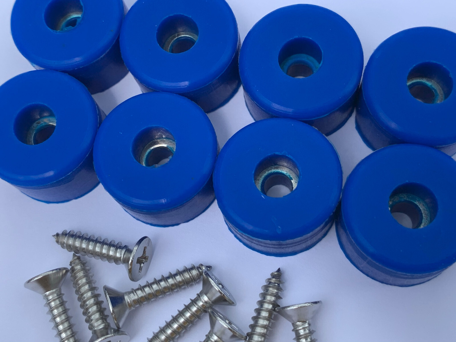 7/8″ DIA Silicone Rubber Bumpers Black White Clear Brown Orange Red Blue Green