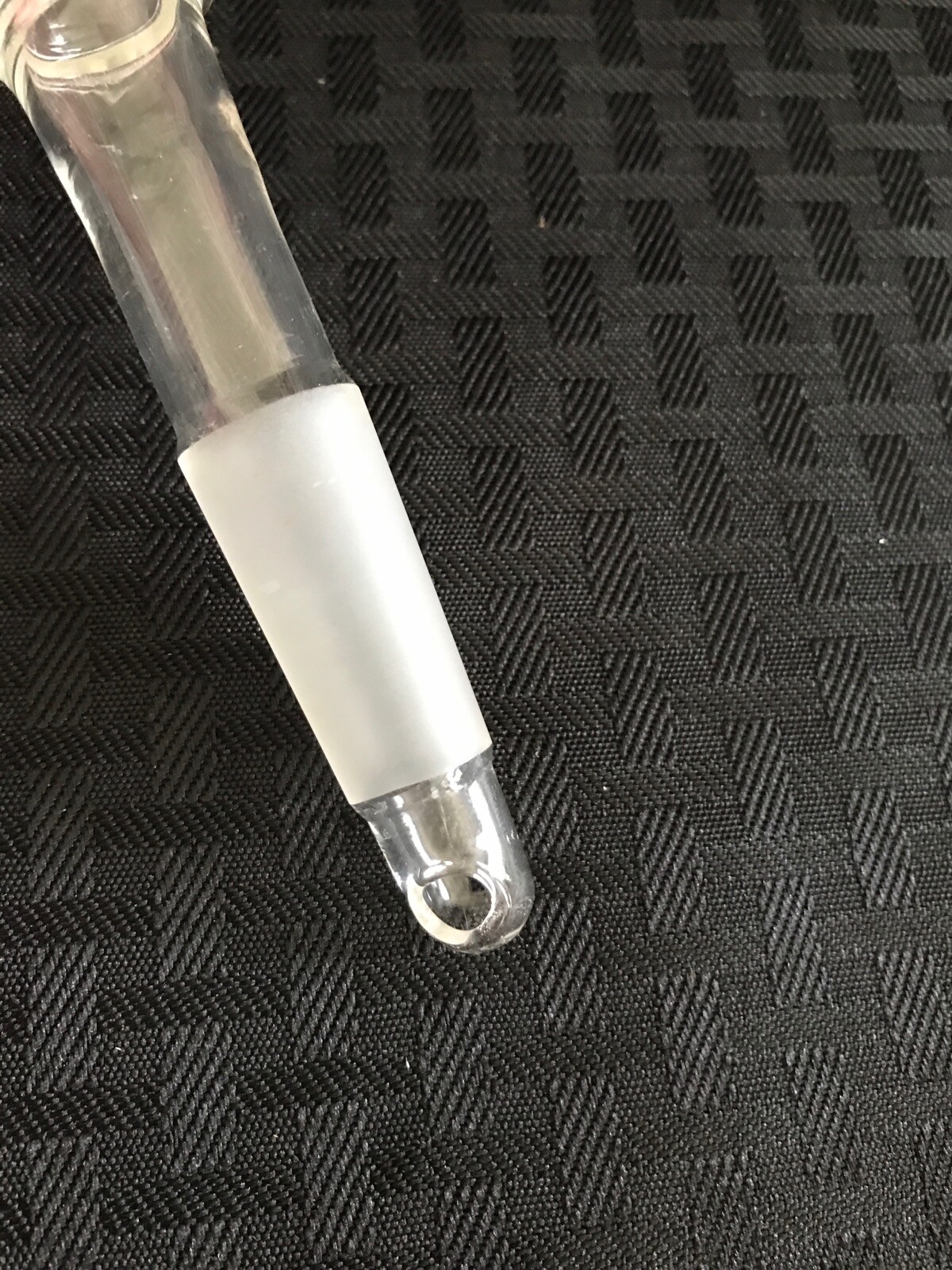 Laboratory Glass 19/38 Liebig Distillation Condenser 145mm EL Tube End 8mm Hose