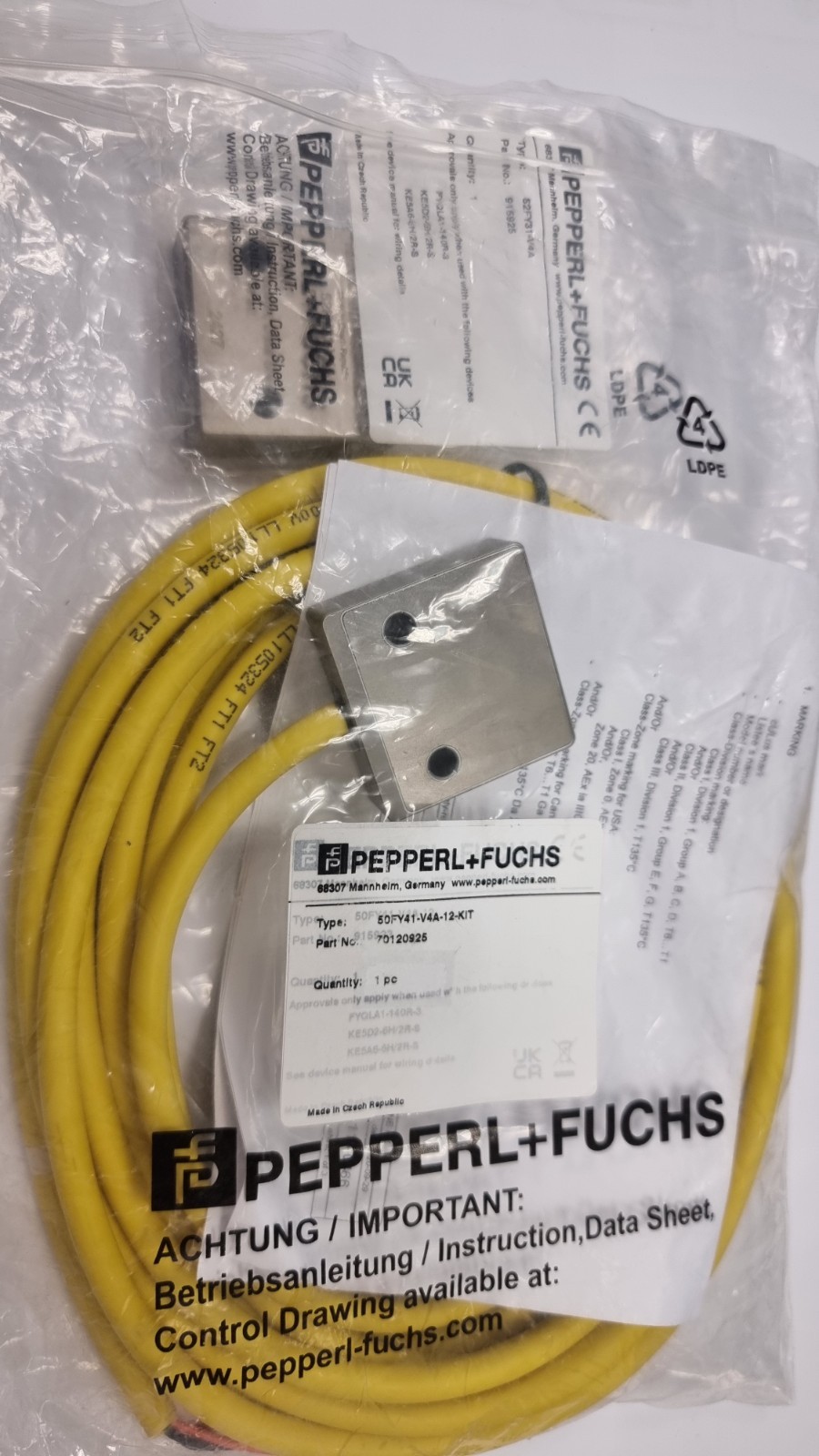 PEPPER+FUCHS Set 50FY41-V4A-12-KIT (915923)+ 52FY31-V4A (915925)
