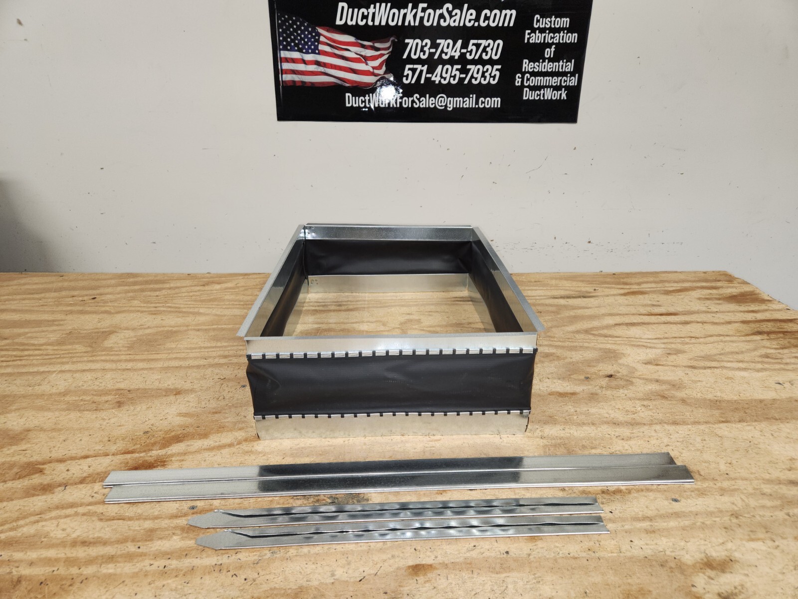 20″X 24″ CARLISLE FLEXIBLE DUCT CONNECTOR CANVAS DUCTWORK CONNECTION