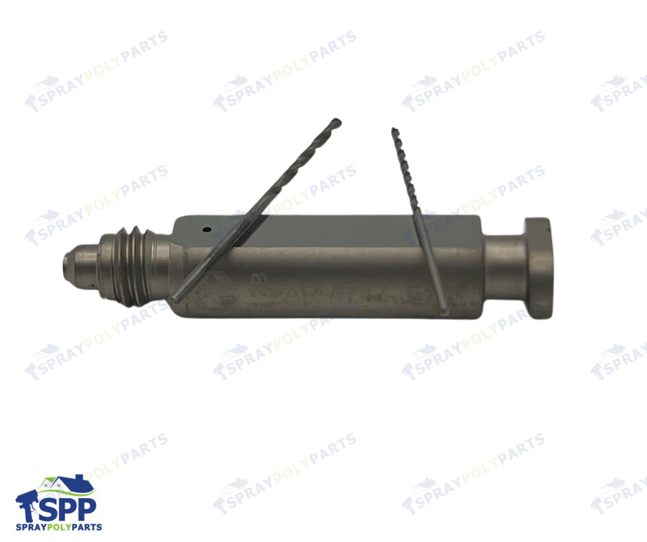 AR4747 Round Mixing Chamber with 2 Drill Bits, Graco Fusion Air Purge AP