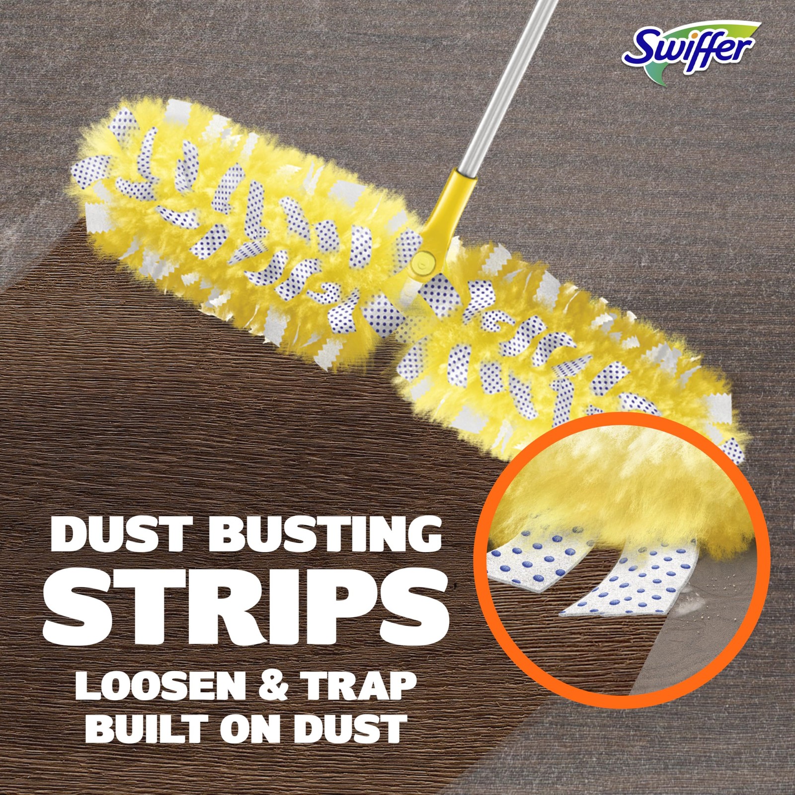 Swiffer Duster Kit with 6 ft Super Extendable Handle, Heavy Duty Multicolor