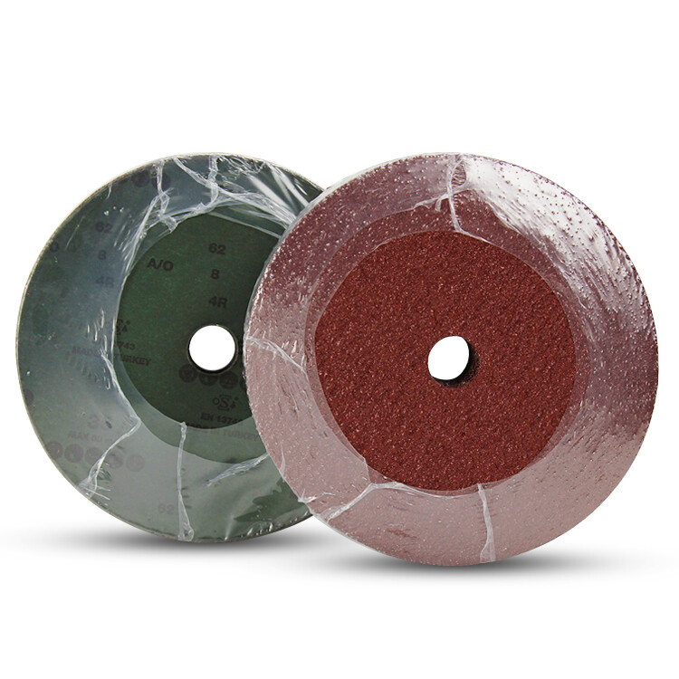 50 Pack 7″ Black Hawk 24 Grit A/O Resin Fiber Disc Grinding & Sanding Discs