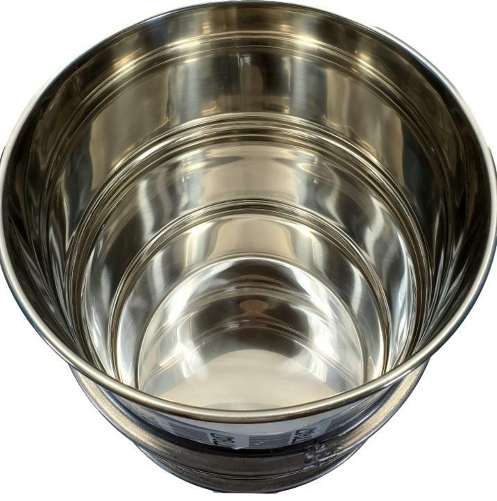 Used 55 gallon Stainless Steel Barrel Drum Open Top 316 Sanitary #1