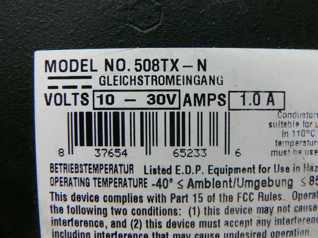 Red Lion Controls N-Tron 508Tx Unmannaged 8 Port Switch