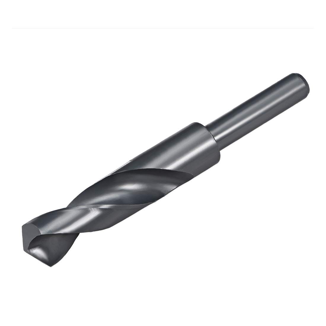 uxcell 20.5mm Reduced Shank Drill Bit HSS 6542 Black Oxide with 1/2