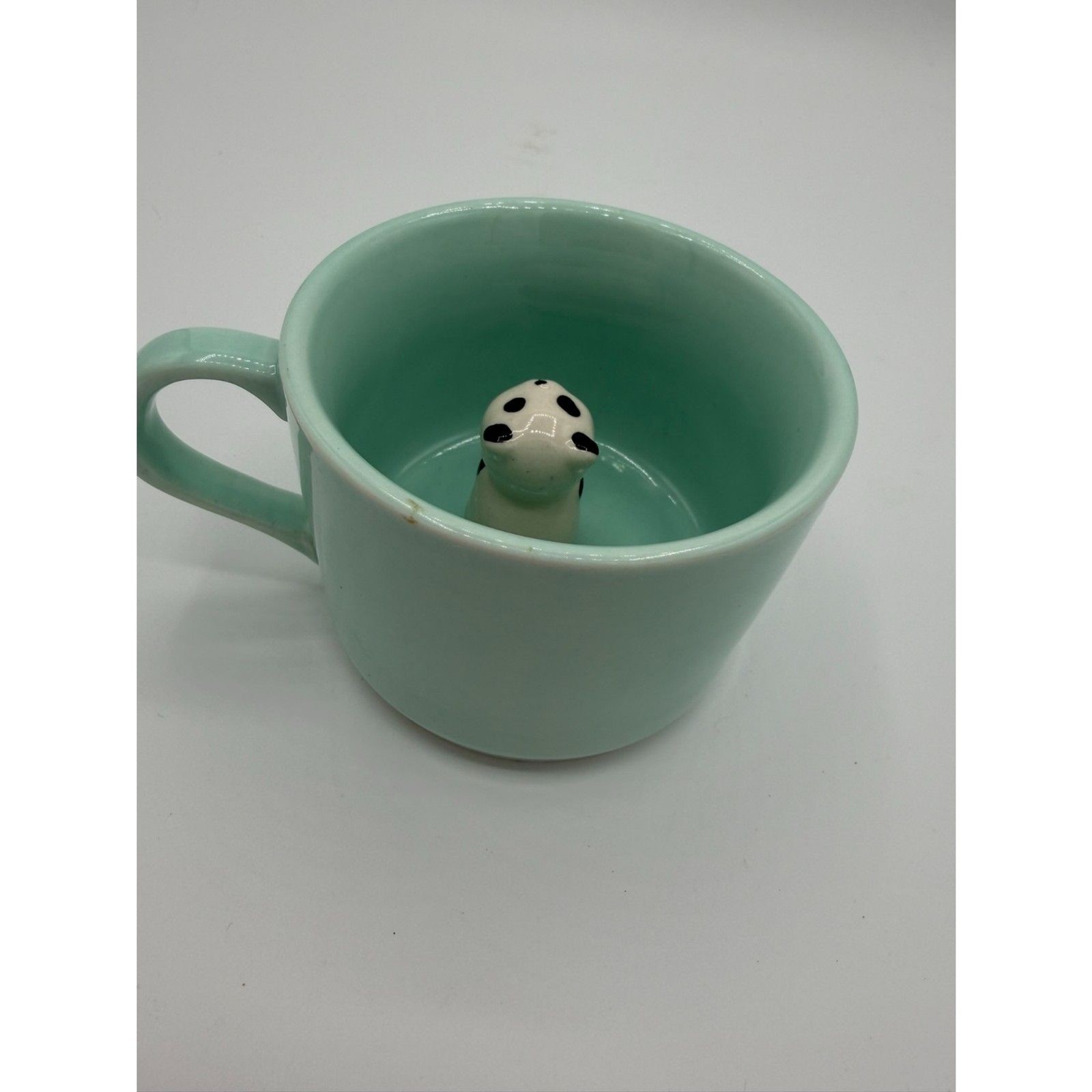 ZAH Panda Peek-a-Boo Mug Turquoise Blue