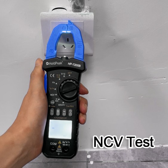 HoldPeak True RMS Digital Auto-Ranging 6000 Counts Clamp Meter 60A 400V AC DC US