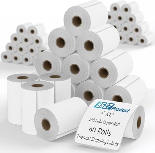 4×6 Zoll Thermal Versandlabels 1500 Stück für Zebra ZP-450 2844 Eltron