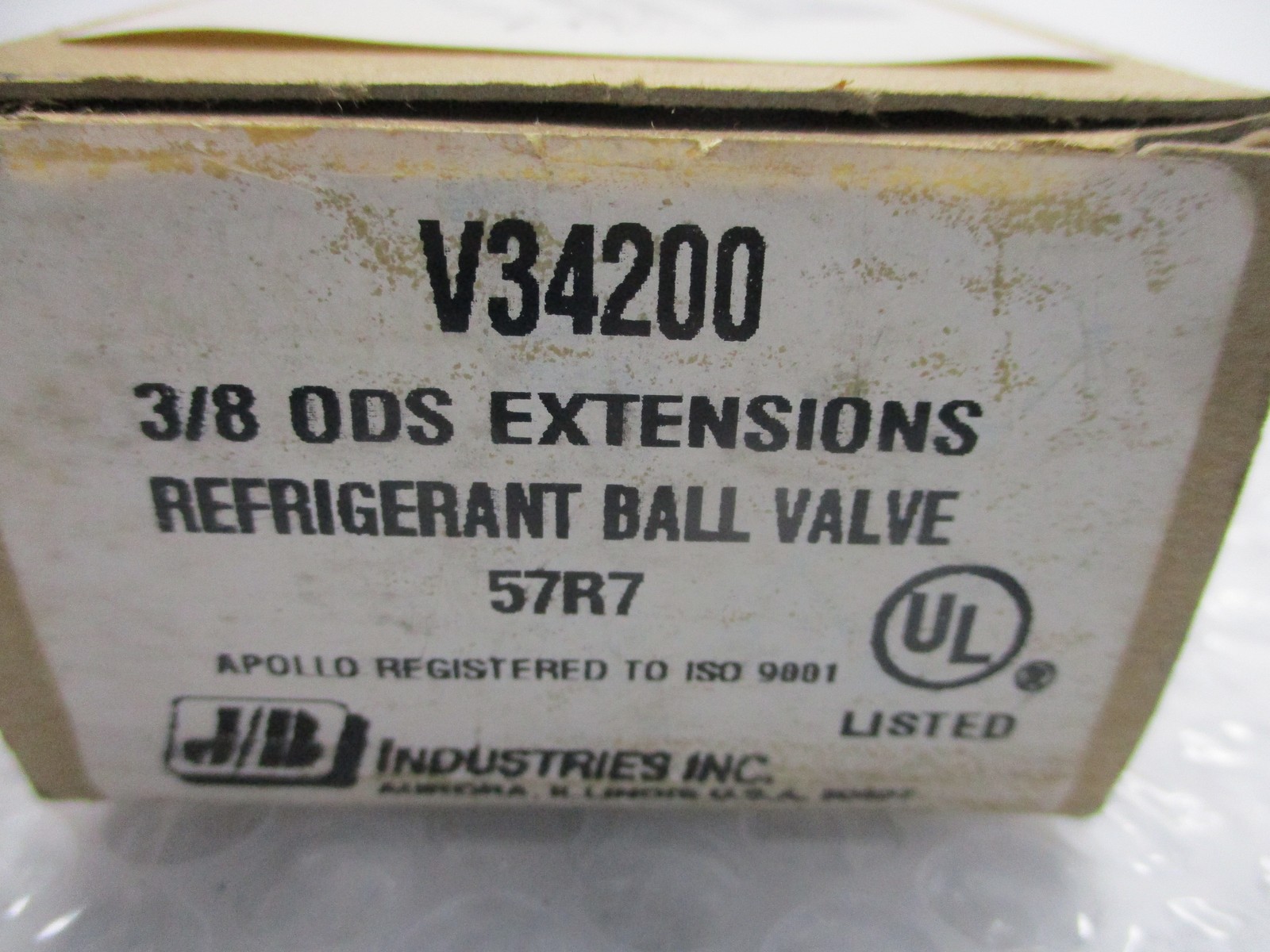 JB INDUSTRIES V34200 3/8″ VALVE NSNP