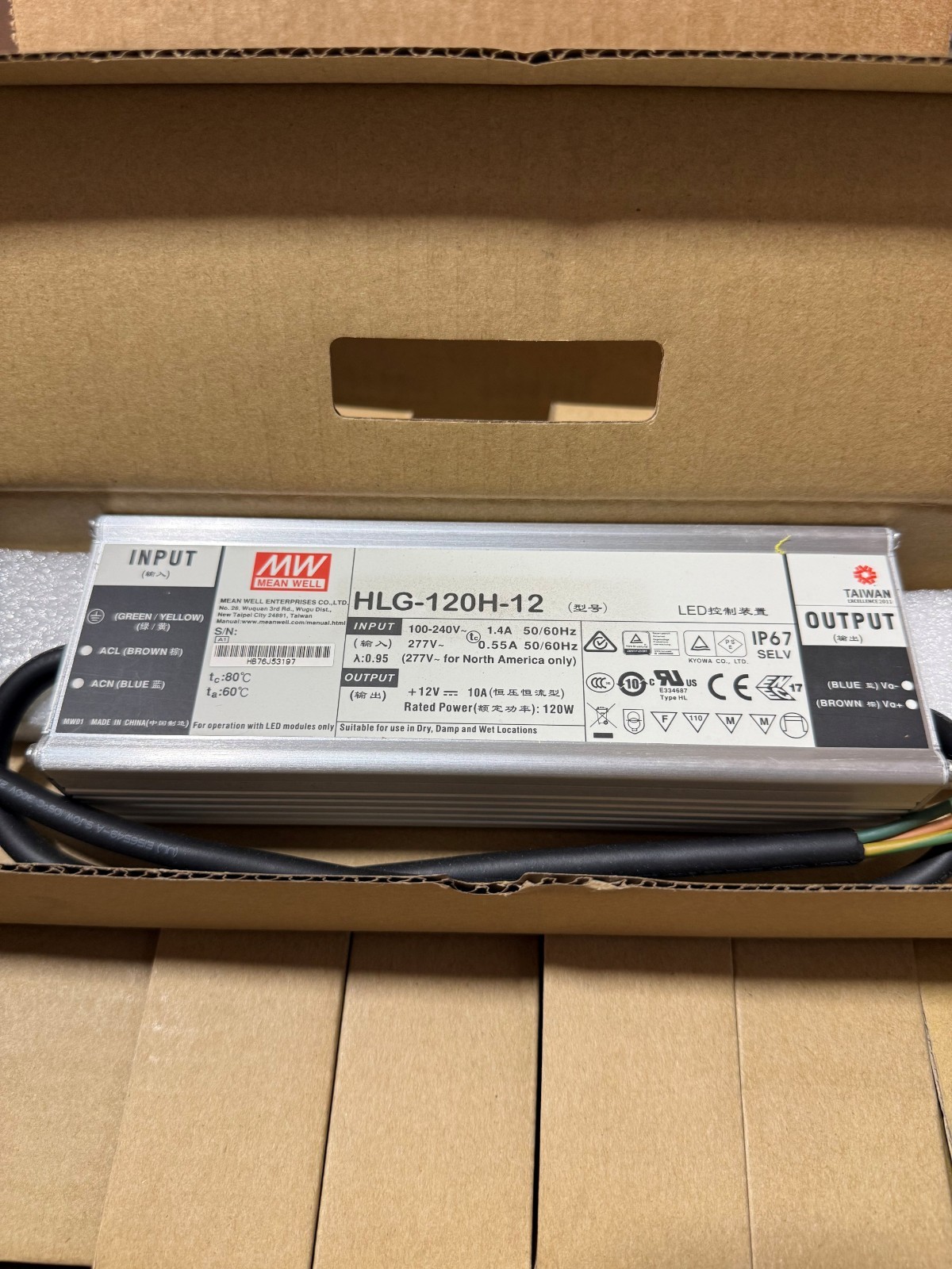 Mean Well HLG-120H-12 Power Supply