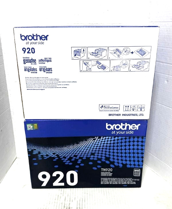 Lot of 2 Brother TN920 Black Toner Cartridge