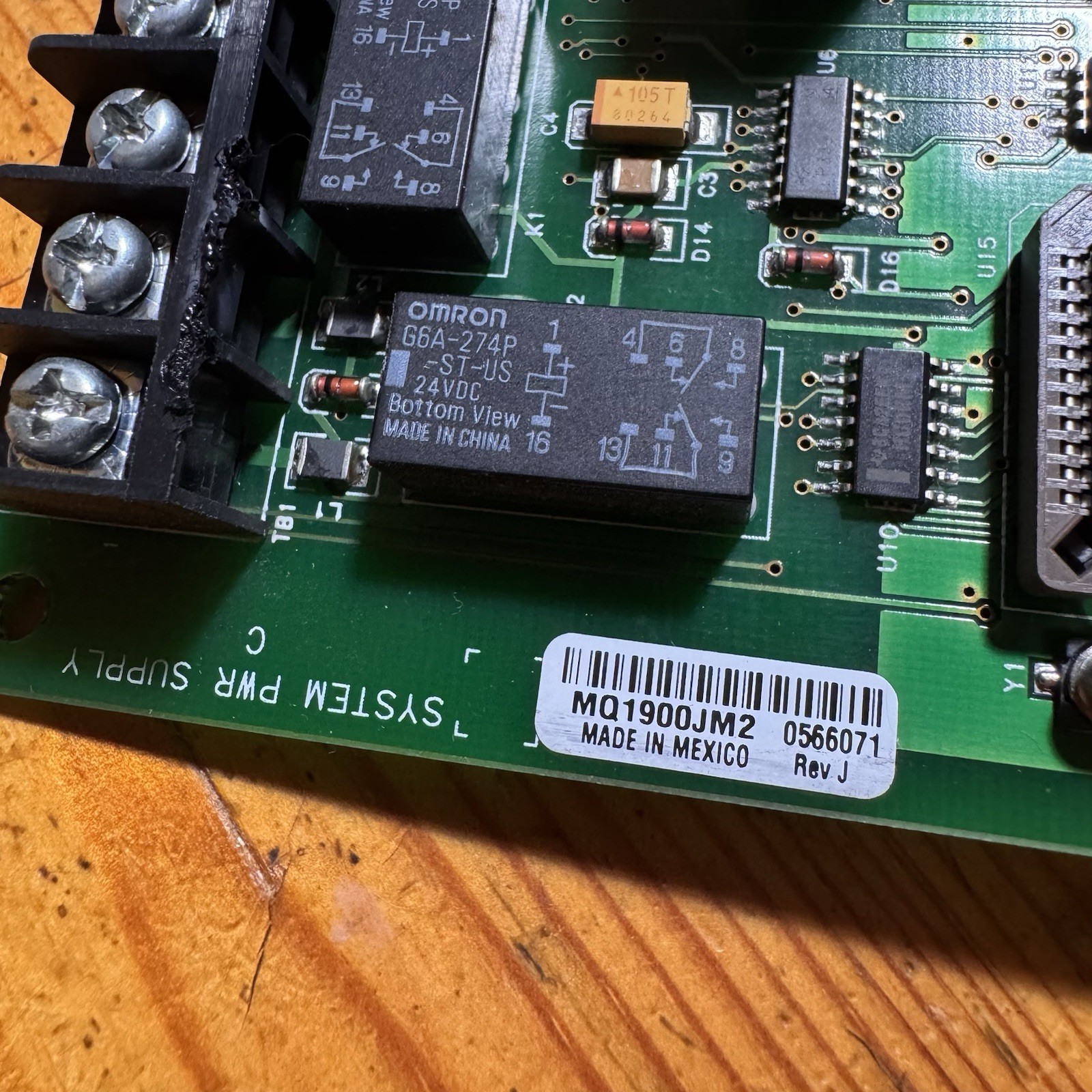 Simplex 566-071 4100-5111 4100U/ES System Power Supply SPS Board TESTED UPGRADED