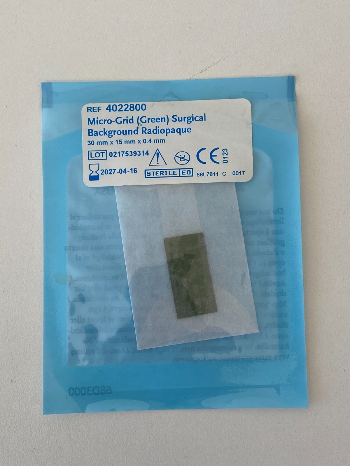 Lot of 2 MEDTRONIC Micro-Grid (Green) Surgical 4022-800 Exp.2027-04 (*H24)