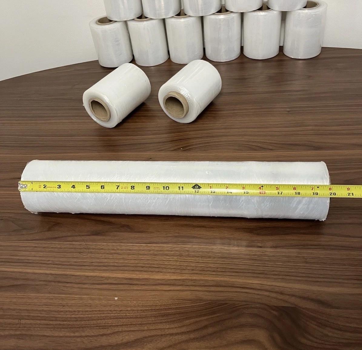 1 Roll 20” Stretch Wrap Film 80 Gauge Clear Pallet Shrink Wrap 1200ft
