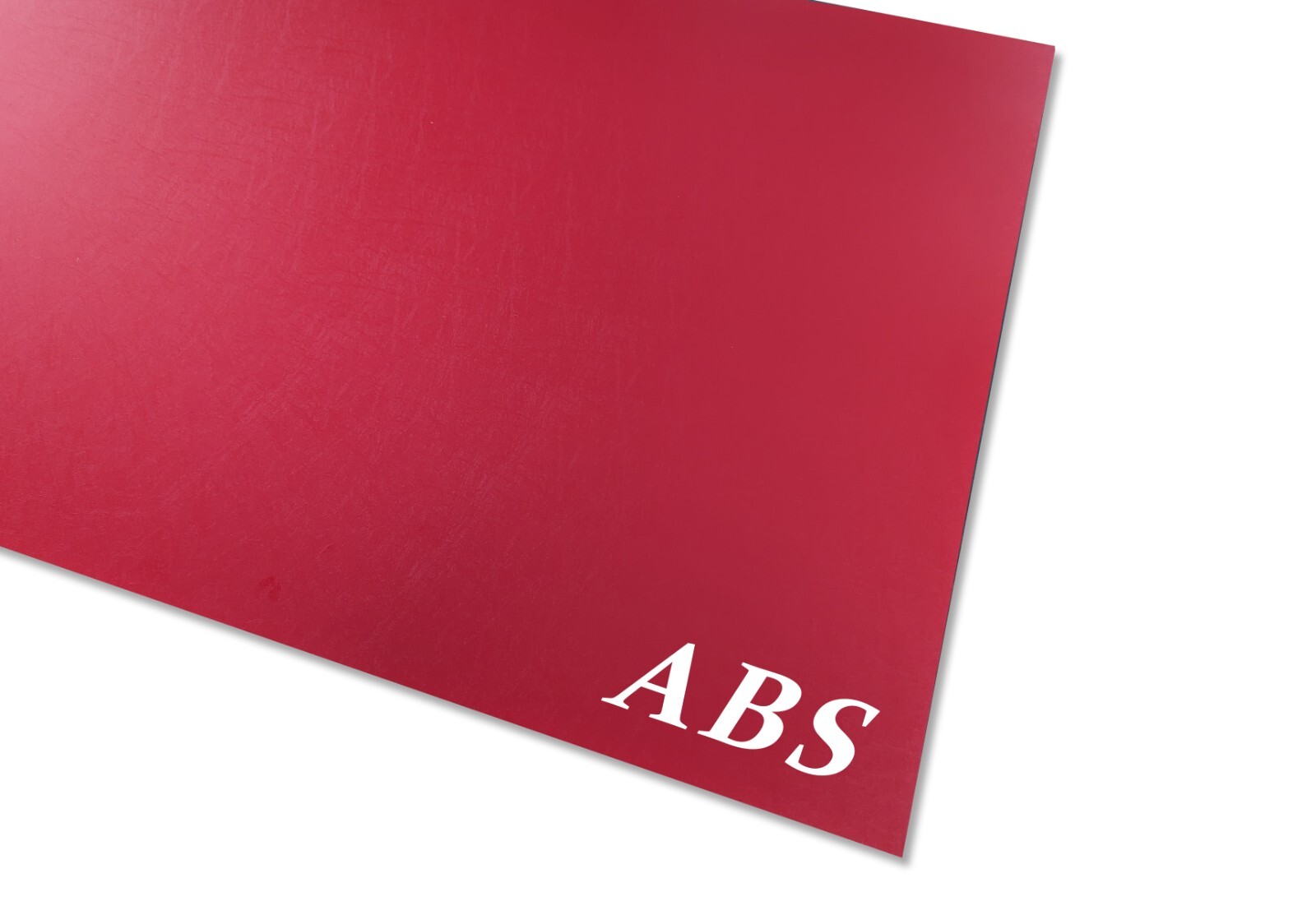 RED ABS PLASTIC SHEET 1/8″ x 12″ x 12” Textured Side Vacuum Thermoforming