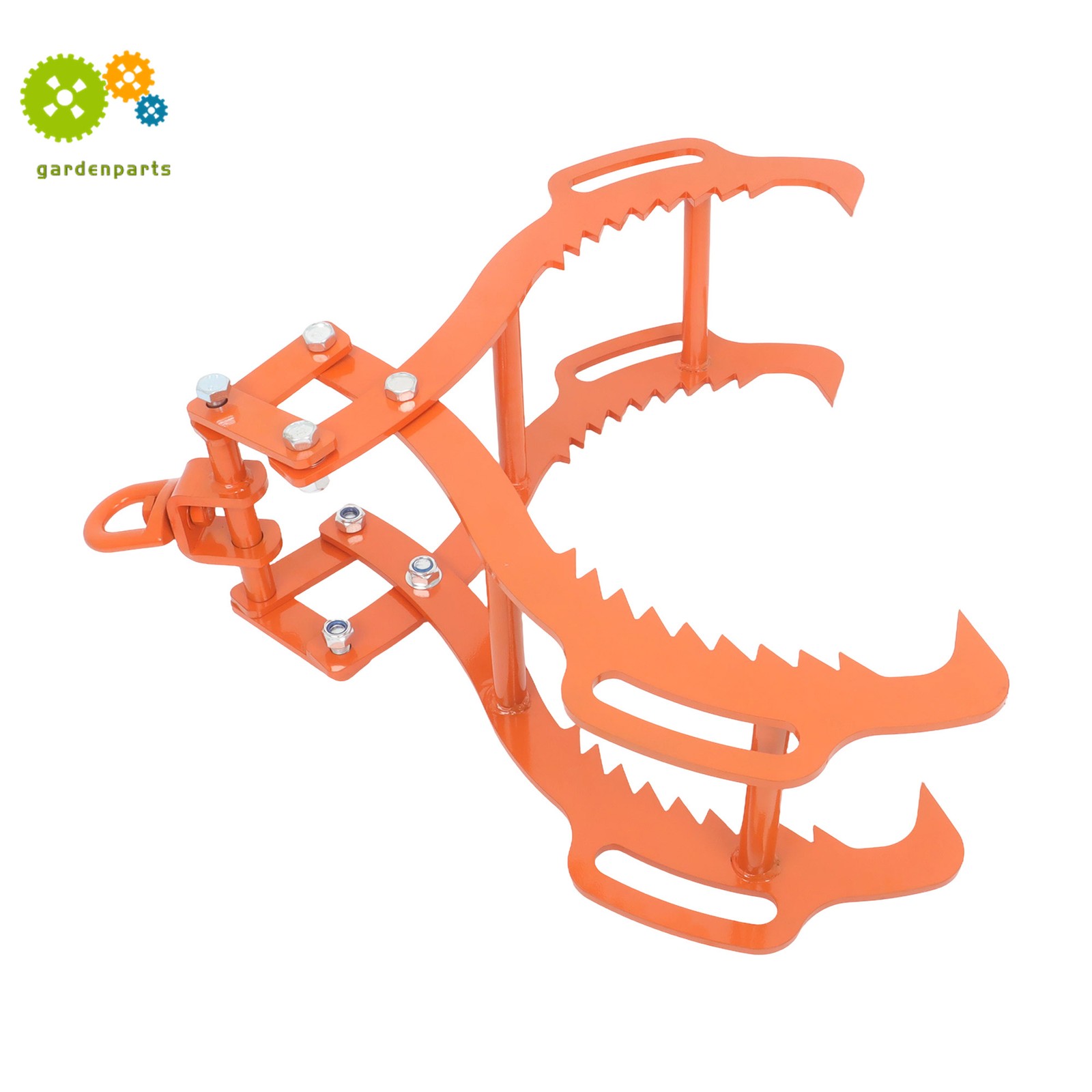 Heavy 4-Claw Log Tongs 28″ – Steel Timber Grapple Grabber For Lifting & Felling
