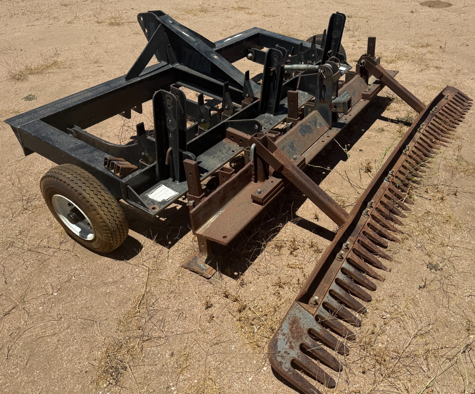 TR3 Groomer ABI Classic Rake 8.5′ Arena Drag Scarifier Rake Auto Leveling Blade