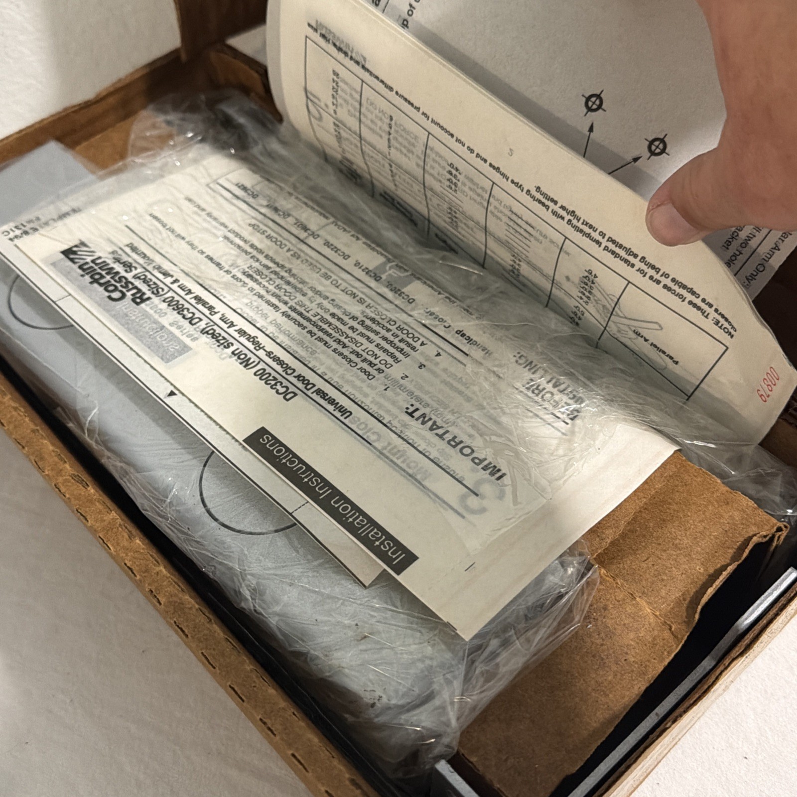 Corbin Russwin DC3210 689 Door Closer New NOS Aluminum Heavy Duty High Traffic