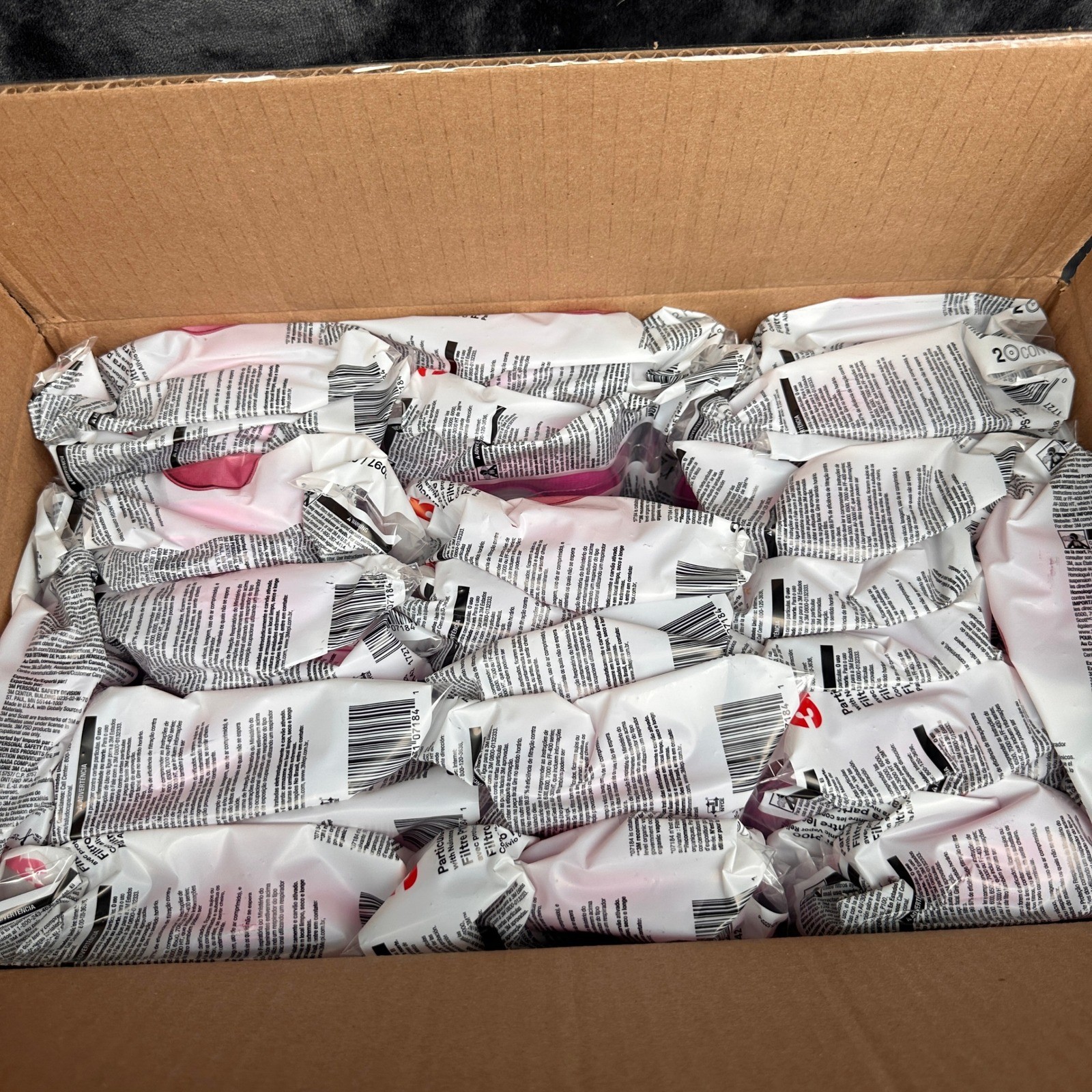 Pack of 50 Pairs 3M Particulate Filter 2097, P100 EXP 05/2028 Respiratory Prote