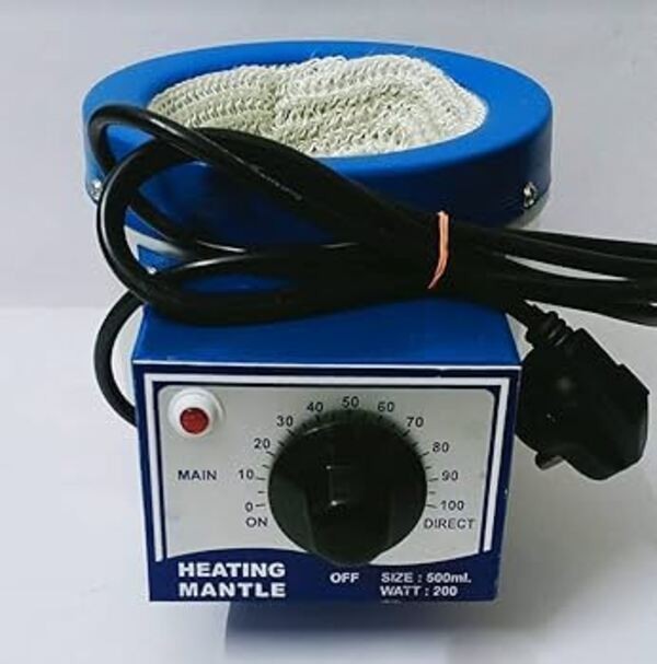 110v LABORATORY HEATING MANTLE WITH EXTRA ELEMENT 1000ML FOR ROUND BOTTOM FLASK