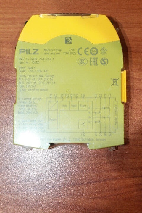 1PC New PILZ 750105 PNOZ S5 PLC Module Safety Relays