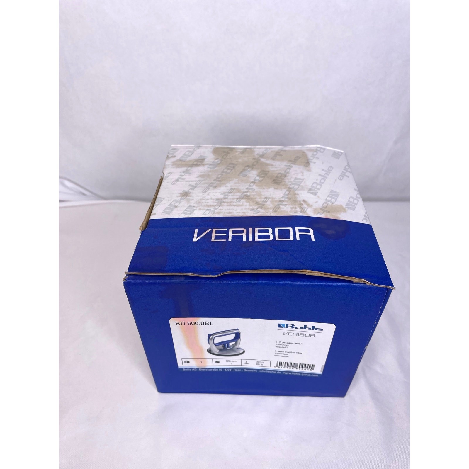 Bohle Veribor 30kg Suction Lifter Blue Line 600.0BL – Open Box