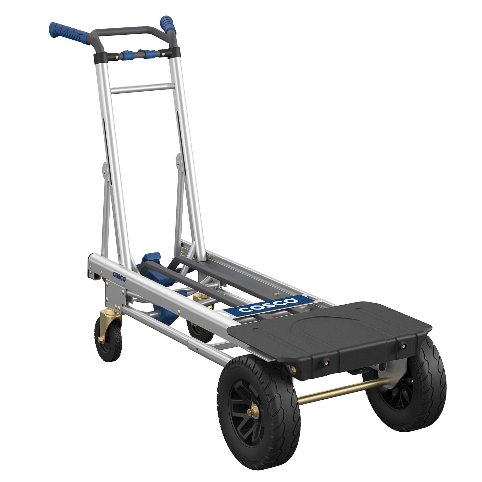 COSCO 5-in-1 Convertible Hand Truck, Position Extendable Handle, Aluminum, NEW