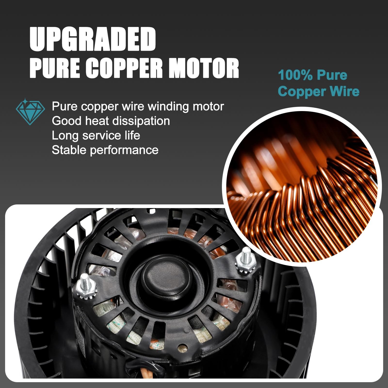 676-D, 678-G/2678F-A Replacement Motor, S97015162 Motor for Broan NuTone