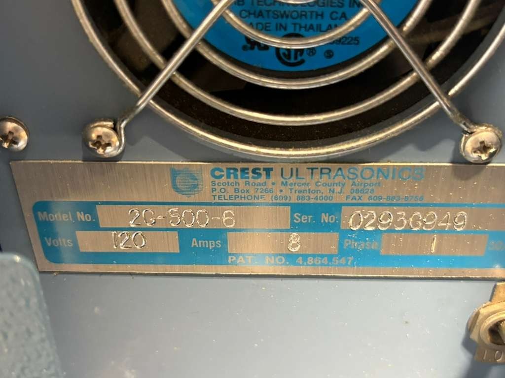 QTY 2 Crest Ultrasonics Genesis 25 KHz Tru-Sweep Ultrasonic Generator 2G-500-6