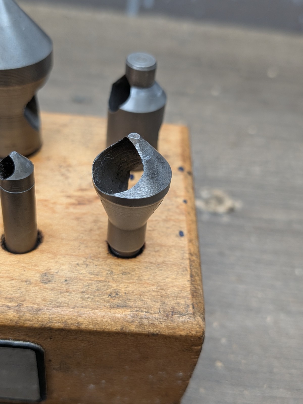 WELDON 82° HSS ZERO FLUTE PILOT COUNTERSINKS CS8-1 TO CS48, 11pc, USA MADE