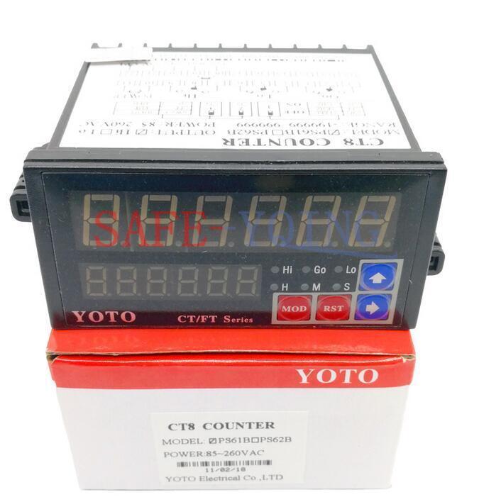1PCS YOTO CT8-PS61B PS61B CT8 COUNTER 85-260VAC New