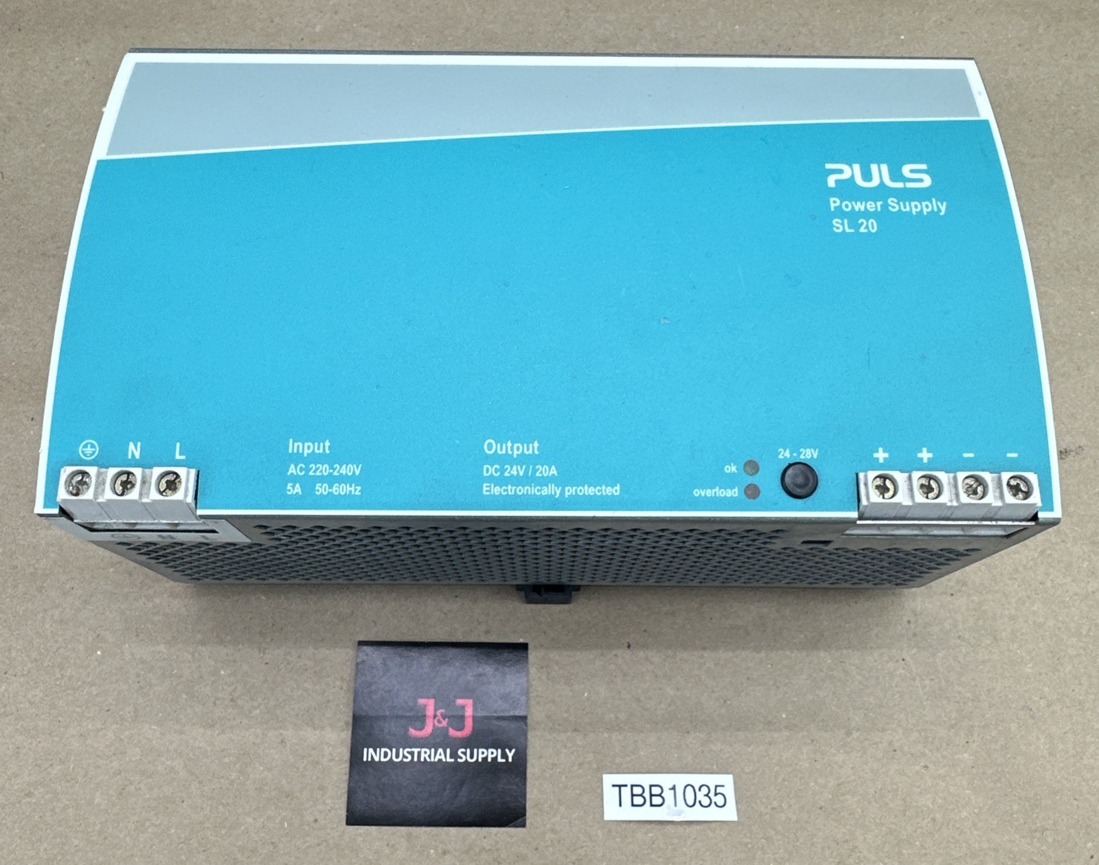 PULS SL20.100 Power Supply SL 20 220-240VAC IN, 24VDC / 20A Output || WARRANTY!