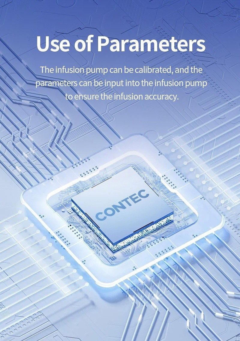 High-Precision Electric Infusion Pump 0.1-1800ml/h Adjustable Class II Type IPX