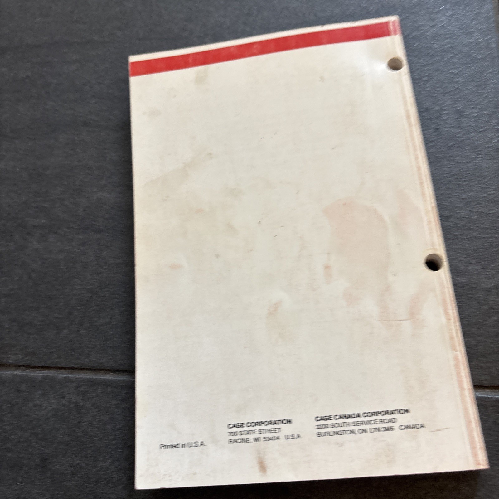 Genuine CASE 9130 – 9330 Tractor Maintenance Operator Manual