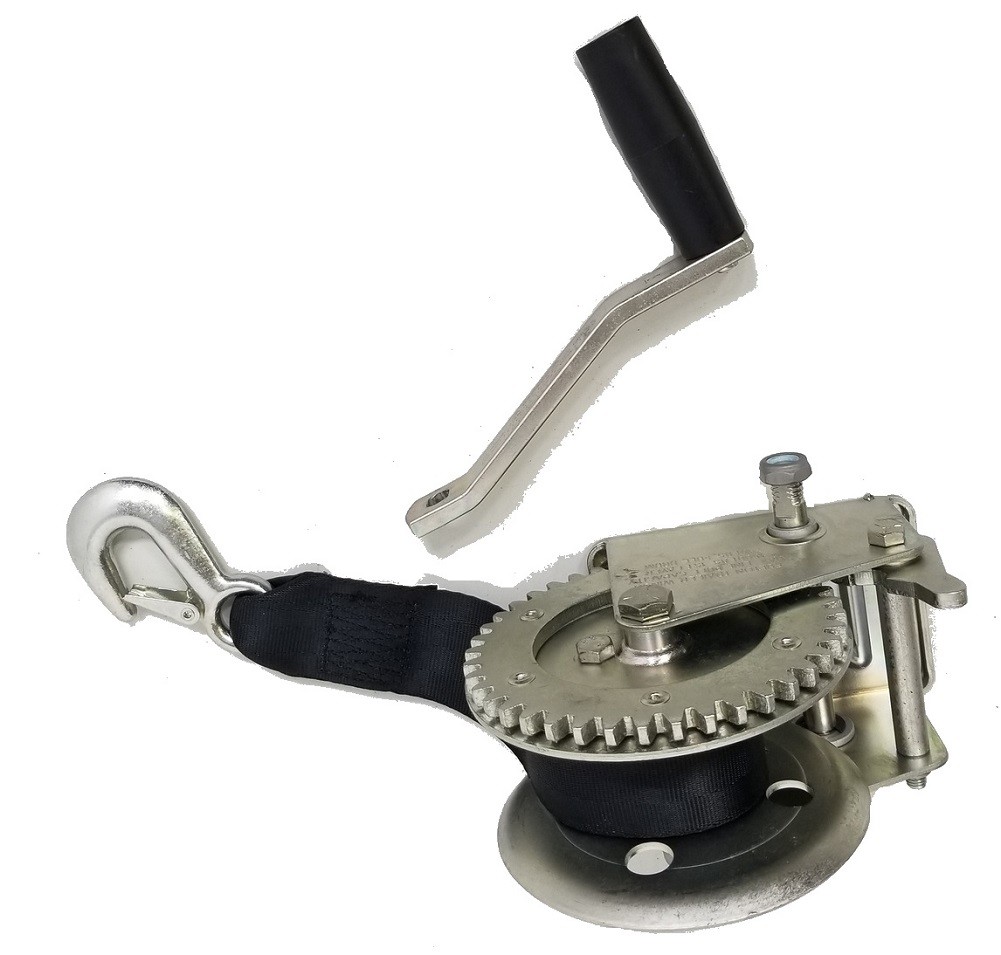 USEDNO RETAIL PACKAGING Fulton Trailer Winch 1500 LB 6inch Handle with 10foot St