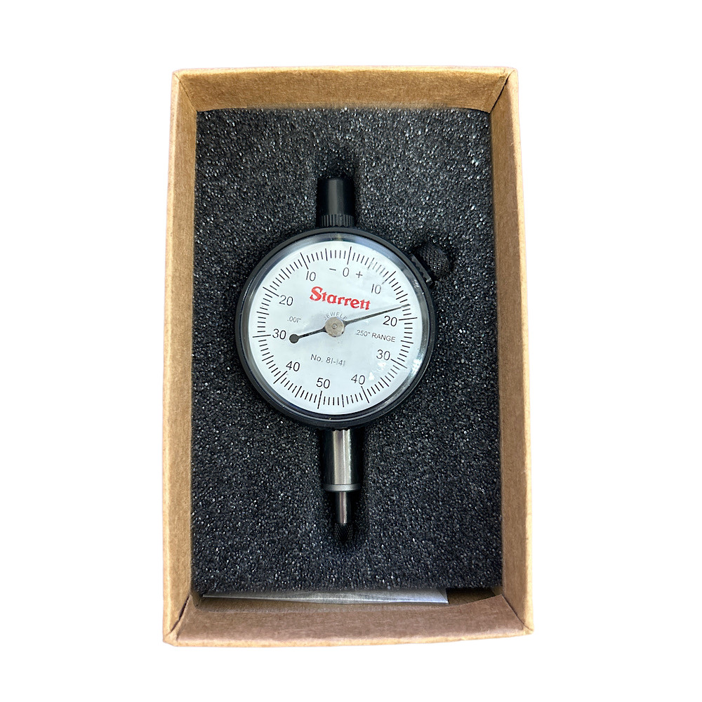 Starrett 53400 0.2500″ Max 0-50-0 Reading Lug Back Dial Drop Indicator –