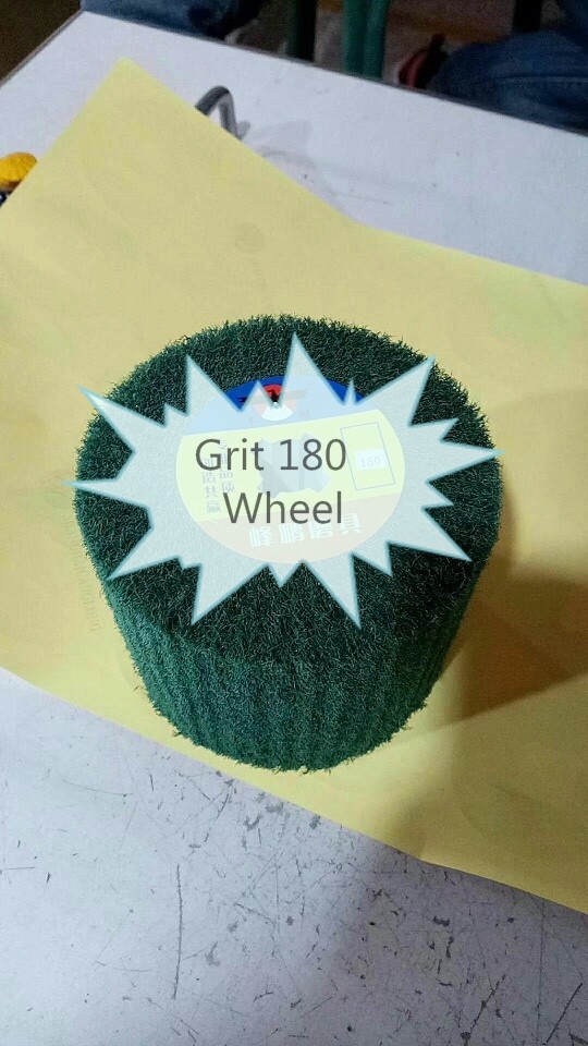 Non-woven Wire Drawing Wheel Abrasive Drum Burnishing Polishing Tool 40-600 Grit