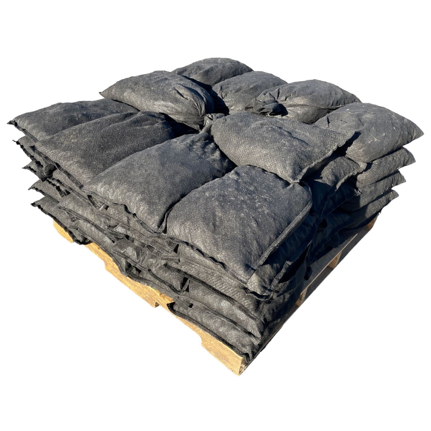 Pre-Filled Non Woven Geotextile Sandbags – 14” x 26”, 30 lb Bags – Sandbaggy