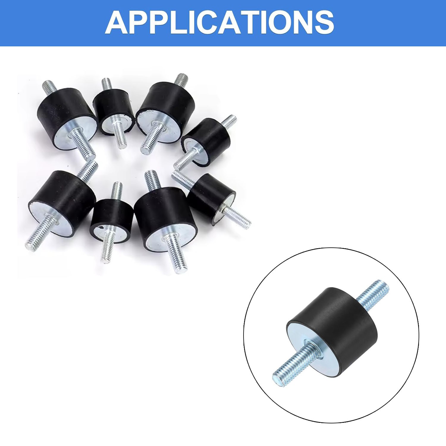 Rubber Shock Absorber Isolation Mount M3 M4 M5 M6 M8 M10